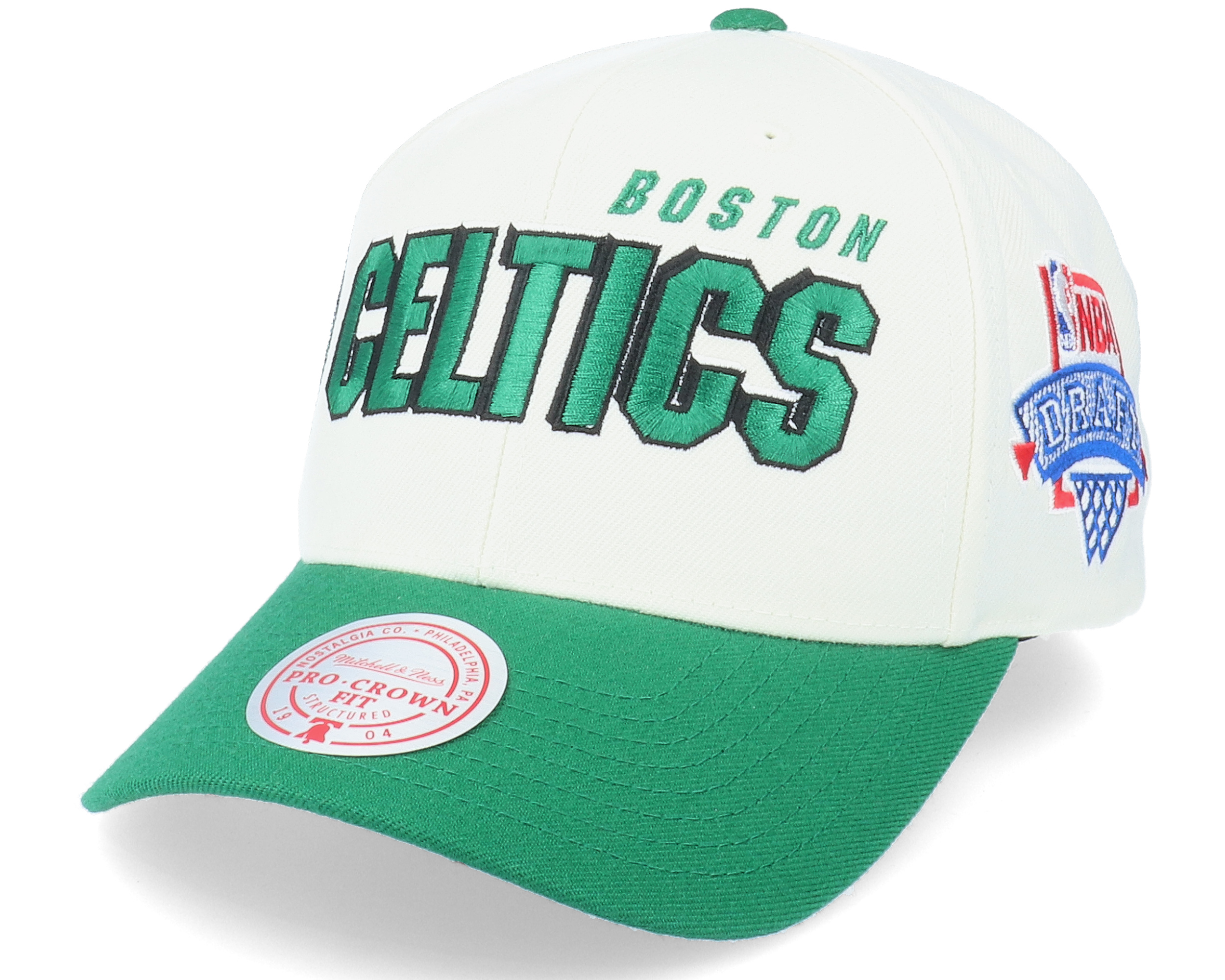 Pro Crown Celtics Snapback Cap by Mitchell & Ness