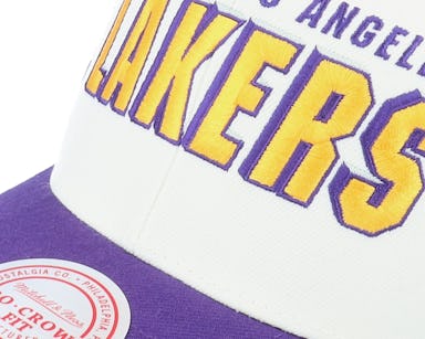 Mitchell & Ness Cap - LA Lakers 96 Draft Off white, Men