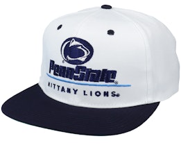 Pennstate Nittany Classic College Vintage White/Black Snapback - Twins Enterprise