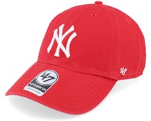 NY Yankees Clean Up Red Adjustable - 47 Brand