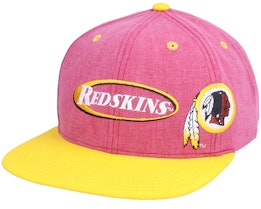 Washington Football Team Multi Logo NFL Vintage Red/Yellow Snapback - Twins Enterprise