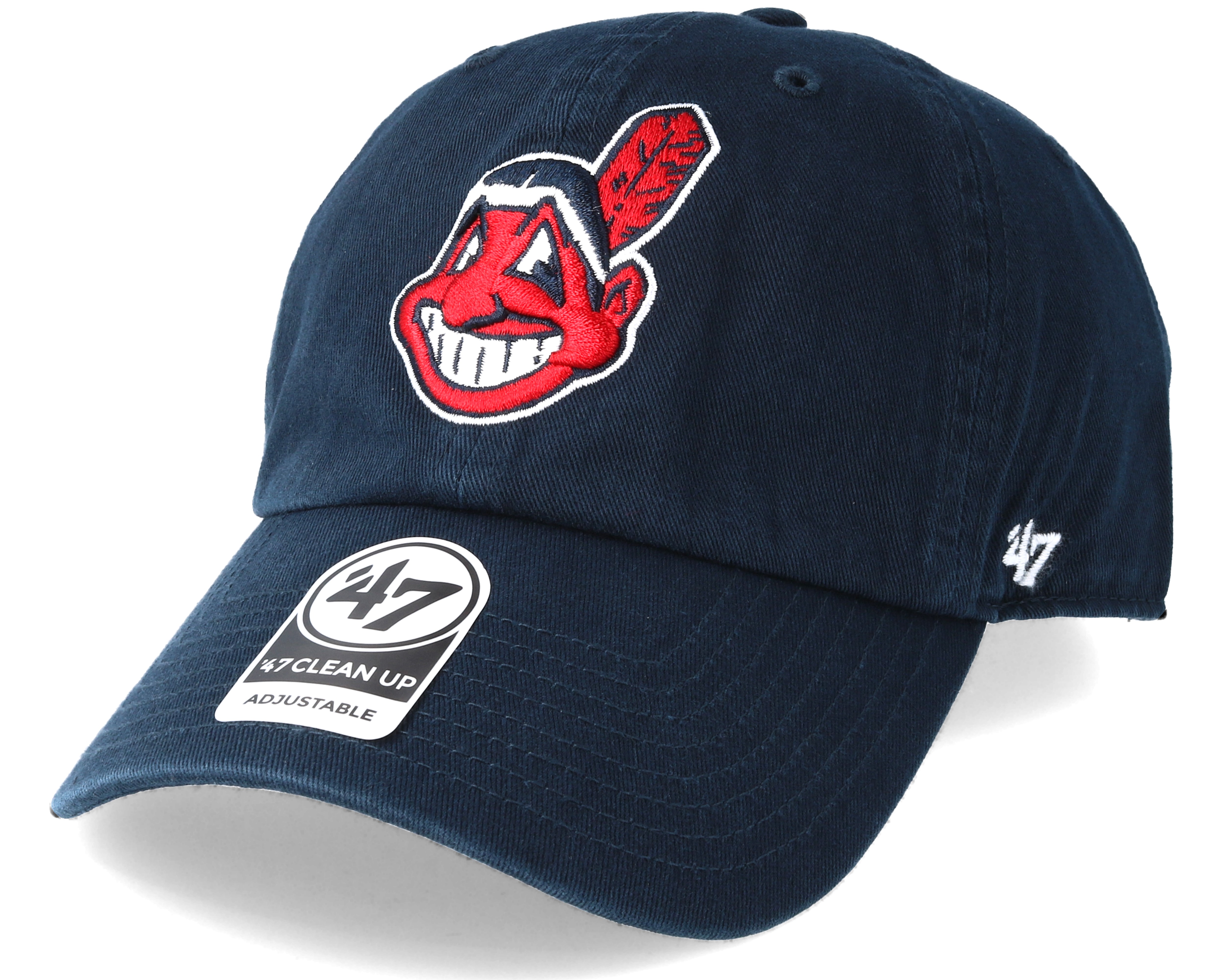  MLB Cleveland Indians Home The League 9FORTY Adjustable Cap,  One Size, Navy : Sports & Outdoors