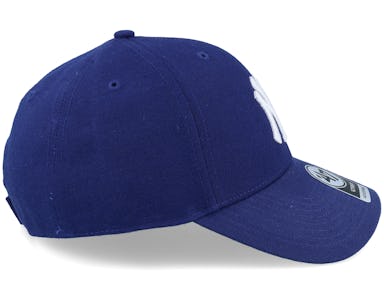 MLB NY Yankees Argyle Monogram Cap Neon Blue BNWT Authentic - One