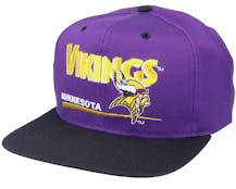 Minnesota Vikings Classic NFL Vintage Purple/Black Snapback - Twins Enterprise