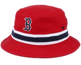 Boston Red Sox Striped Red/NavyBucket - 47 Brand