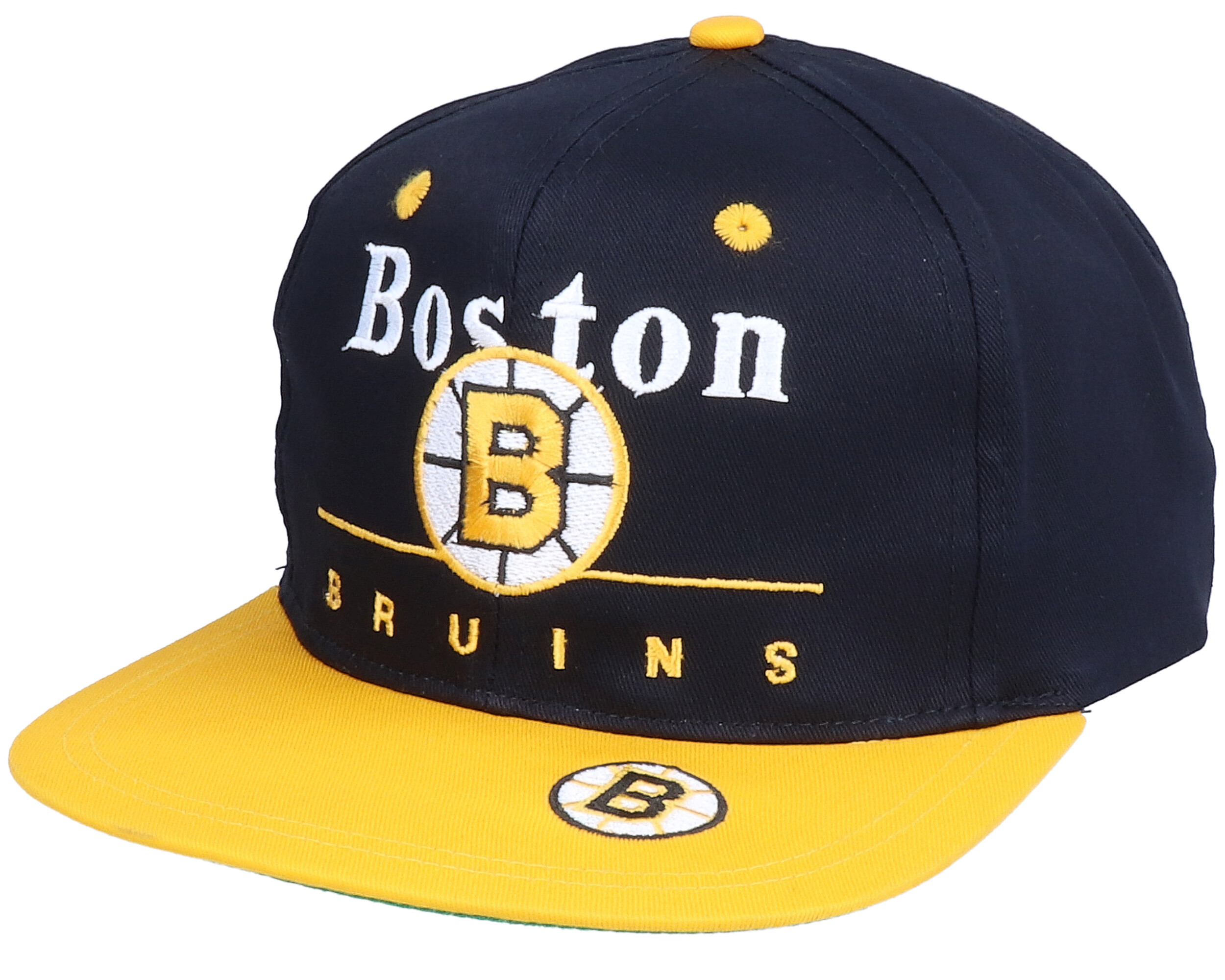Boston Bruins Snapback Vintage Retro Cap Hat Yellow Black – THE 4TH QUARTER
