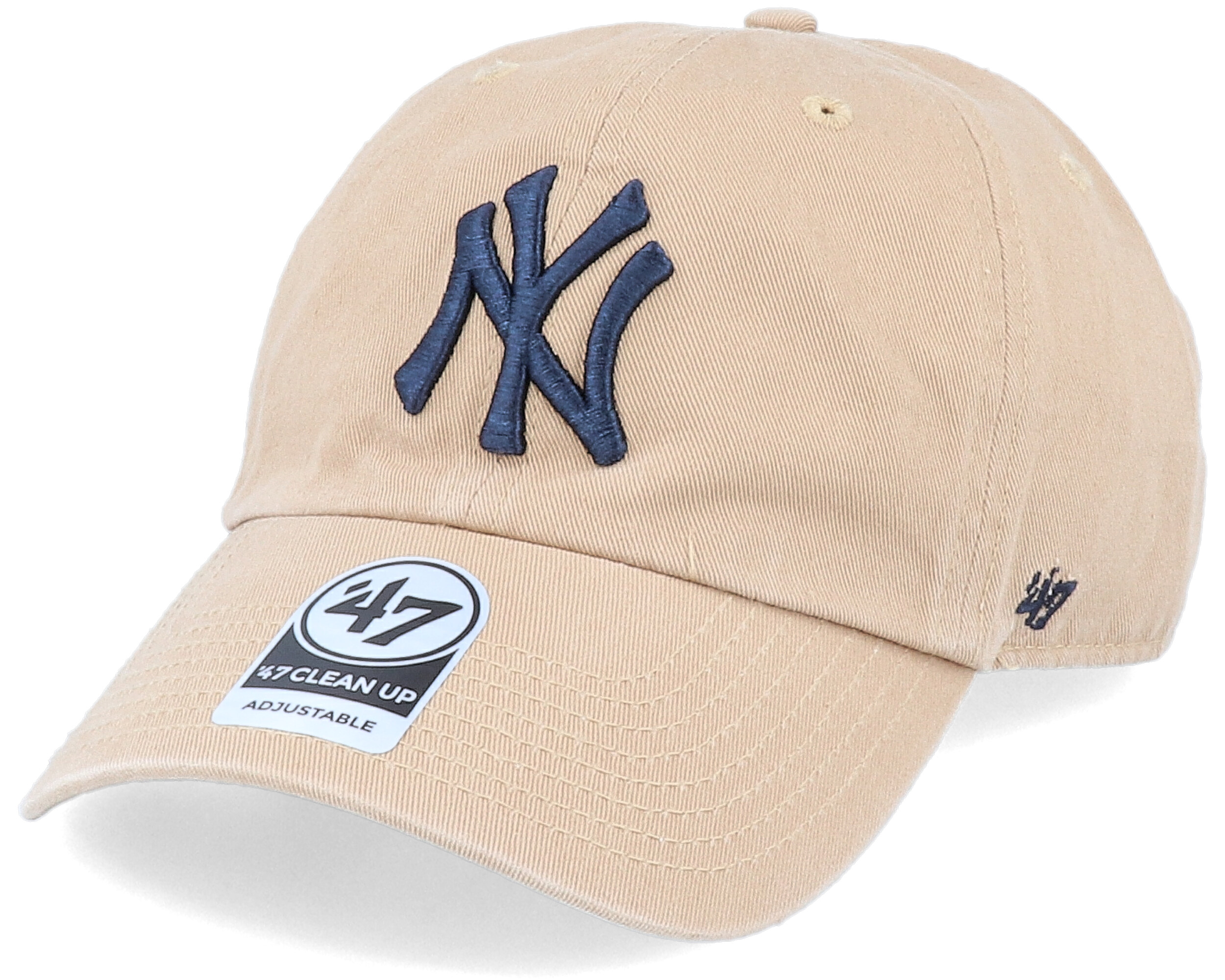 New York Yankees Khaki 47 Brand Clean Up Dad Hat Baseball Cap