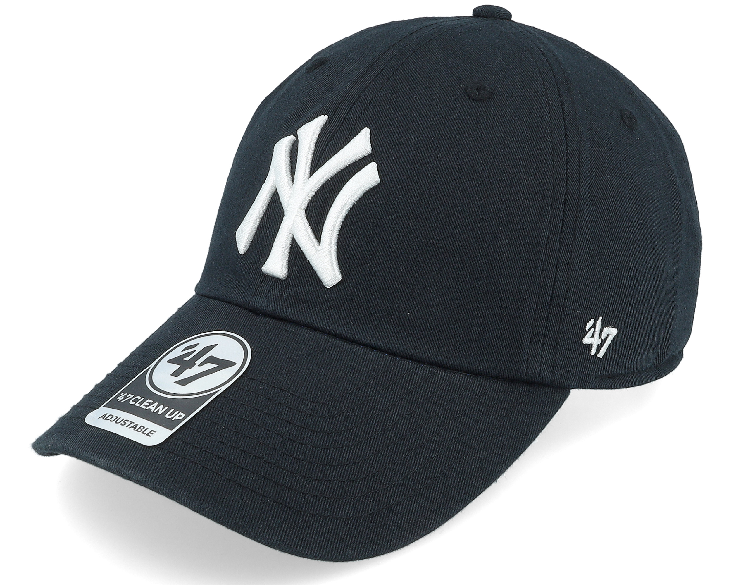 NY Yankees Clean Up Black Adjustable - 47 Brand caps 