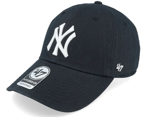 47 MLB New York Yankees Brand Clean Up Adjustable Cap, One Size, Blac