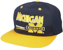 Michigan Wolverines Michigan Wolverines Classic College Vintage Black/Yellow Snapback - Twins Enterprise