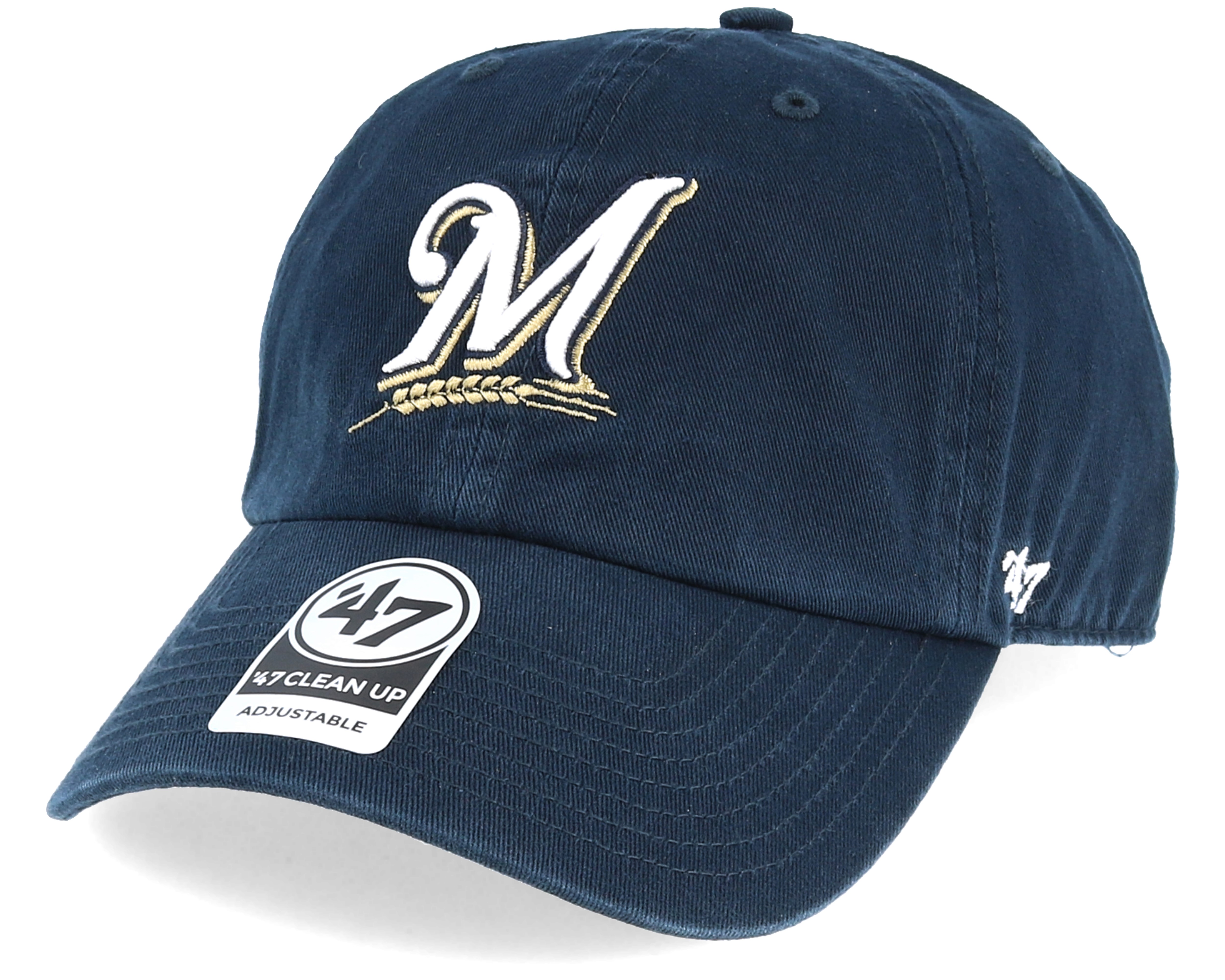 47 Milwaukee Brewers Clean Up Hat Adjustable Navy