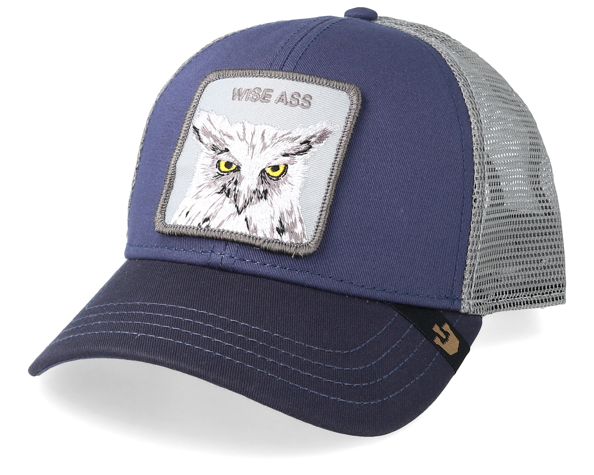 The Owl Blue Grey Trucker Goorin Bros