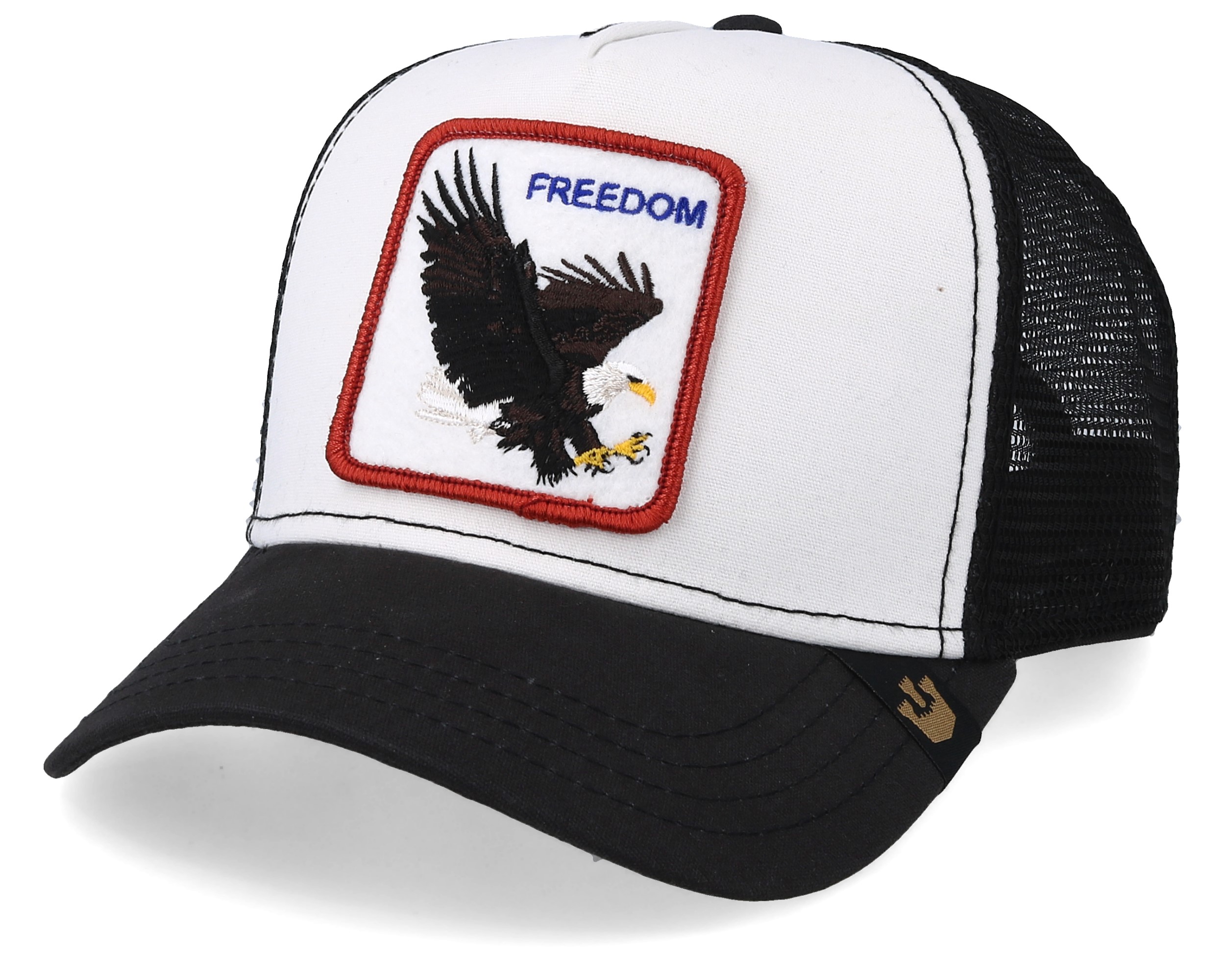 Freedom Eagle White/Black Trucker Goorin Gorra | Hatstore.com.mx