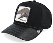 Kids Little Monster Black Trucker