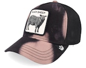Acid Sheep Tie Dye Black Trucker