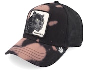 Acid Panther Tie Dye Black Trucker