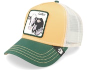 The Cash Cow Yellow/White/Green Trucker