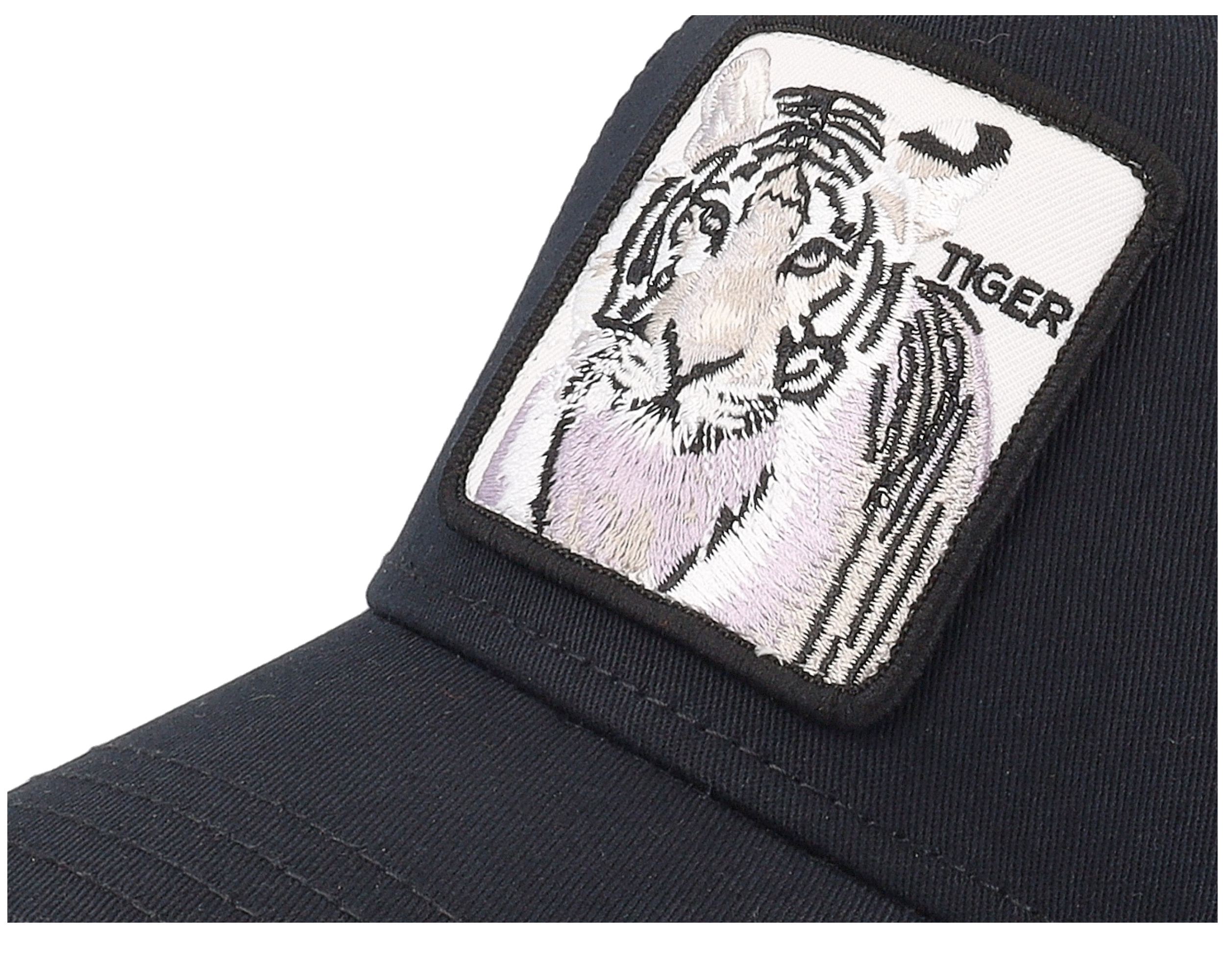The White Tiger Black Trucker - Goorin Bros. cap | Hatstore.co.uk
