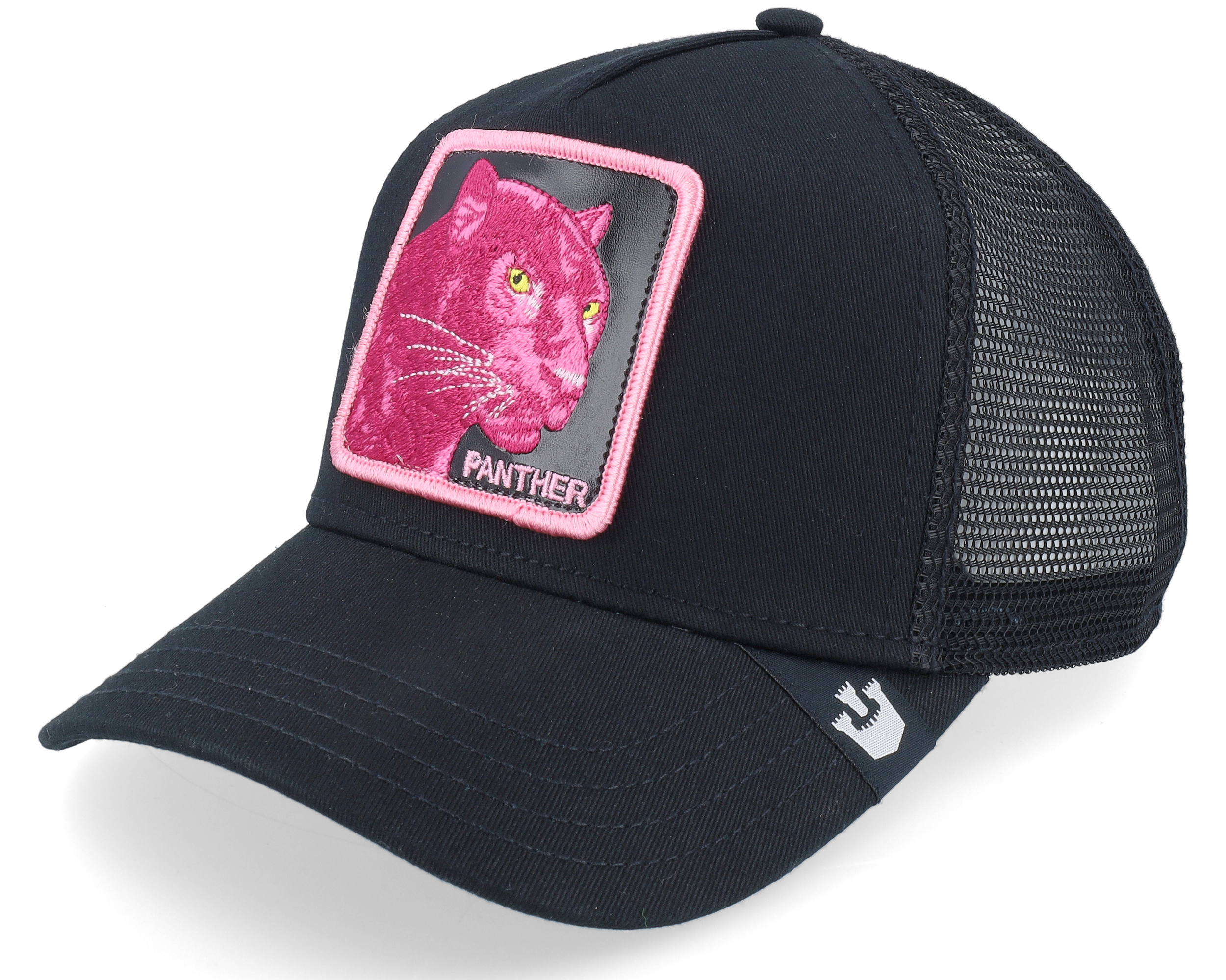 The Pink Panther Black Trucker Goorin Bros. Cap Hatstorecanada