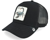 The Deadliest Scorpion Global Core Black A-Frame Trucker