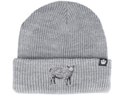 Ribbed Sheep Classic Knits Icon Embroidery Grey Cuff