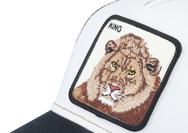The King White/Black Trucker