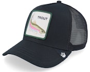The Trout Fish Global Core Black A-Frame Trucker