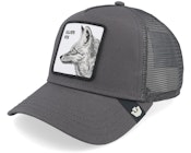 Silver Fox Oil Grey A-frame Trucker