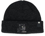 The Panther Beanie Knit Void Black Cuff