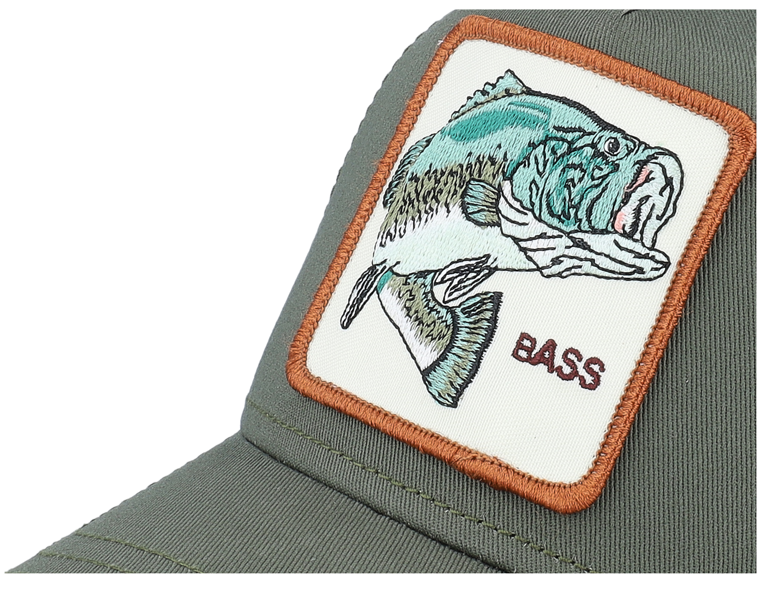 Gone Fishin Olive A-Frame Trucker - Goorin Bros