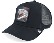 The Vicious Snake Black A-Frame Trucker