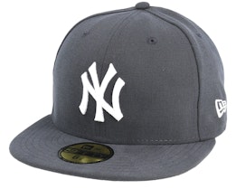 NY Yankees MLB Basic Graphite/White 59Fifty - New Era