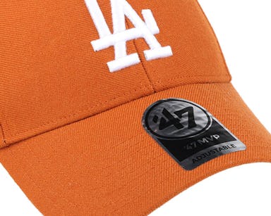 Los Angeles Dodgers '47 Ballpark Thunder Sandalwood Olive Undervisor Clean  Up Adjustable Hat - Orange