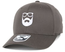 Logo Dark Grey Flexfit - Bearded Man