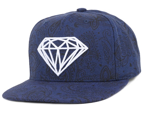 Brilliant Radiant Clipback Navy Snapback