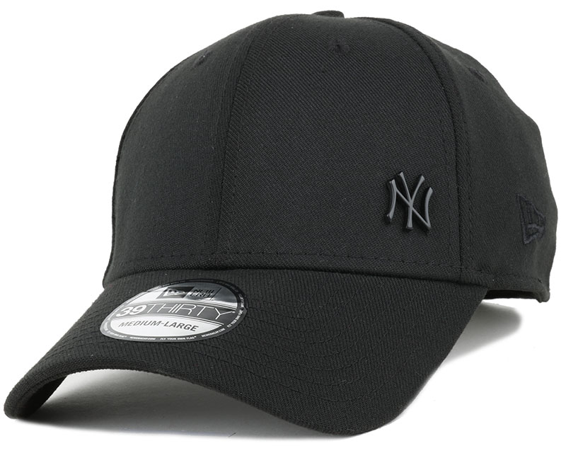 NY Yankees Flawless Matte Black 39Thirty Flexfit - New Era Cap ...