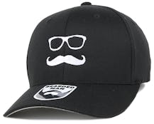 Mr. Mustache Black Flexfit - Bearded Man