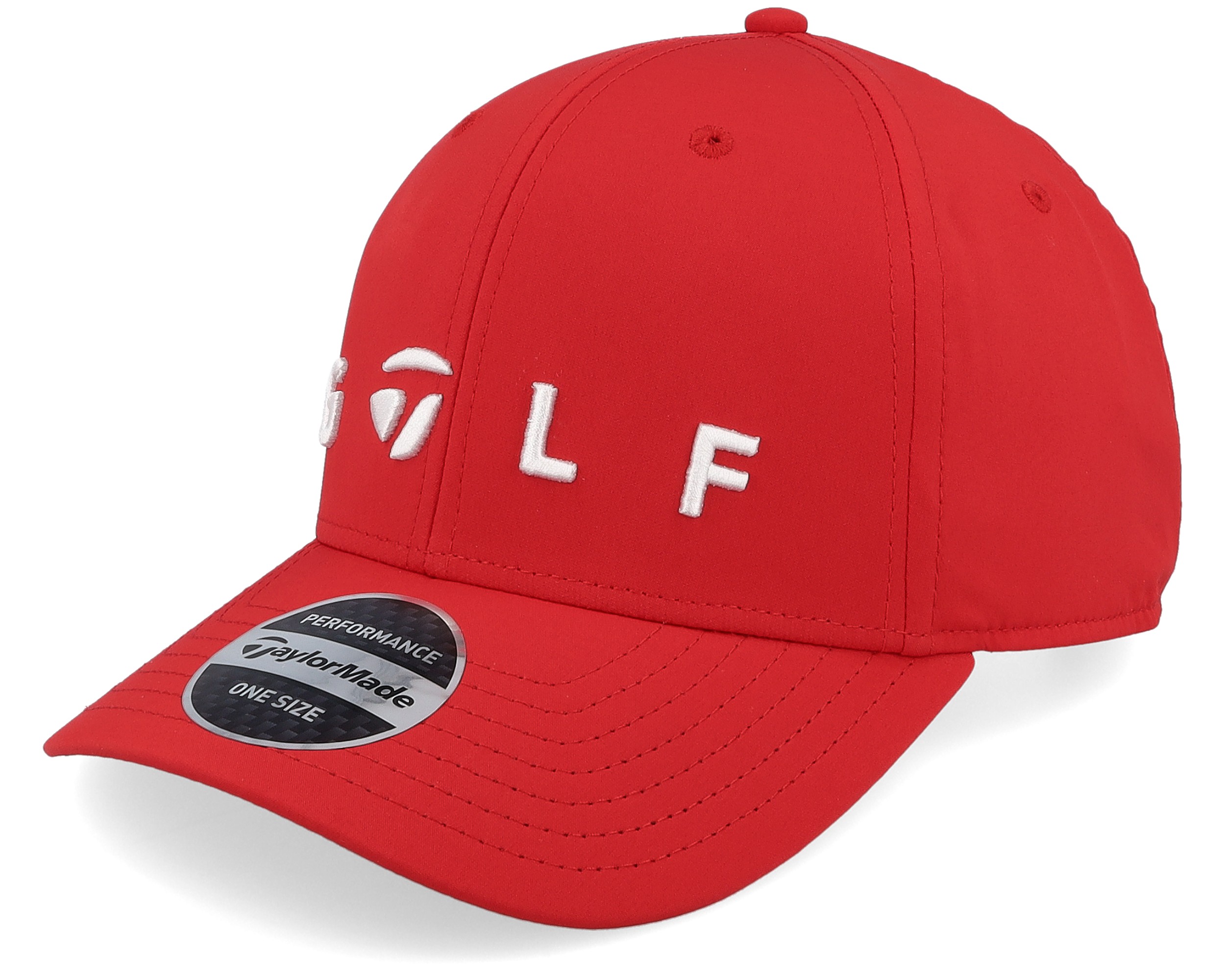 Lifestyle Golf Logo Red Adjustable