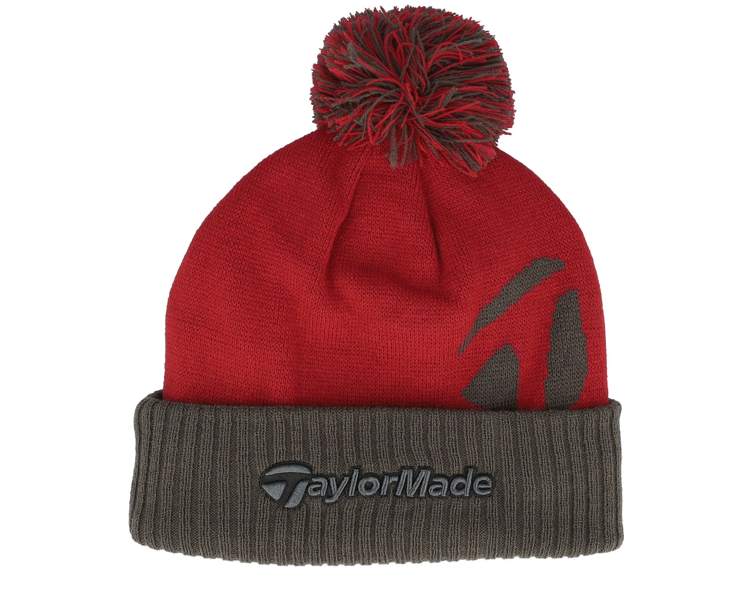 Tm23 Bobble Beanie Red Pom