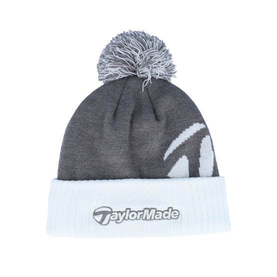 Produktfoto för Taylor Made - Grå pom Beanie - Bbobble Beanie Charcoal Pom @ Hatstore
