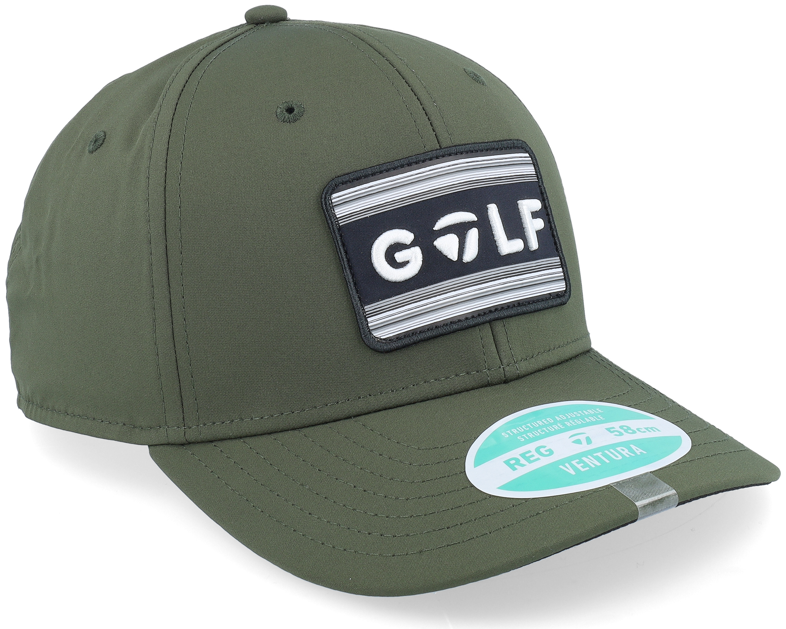 Alternativ bild 1 för Taylor Made - Grön adjustable Keps - Sunset Golf Hat Olive Adjustable @ Hatstore