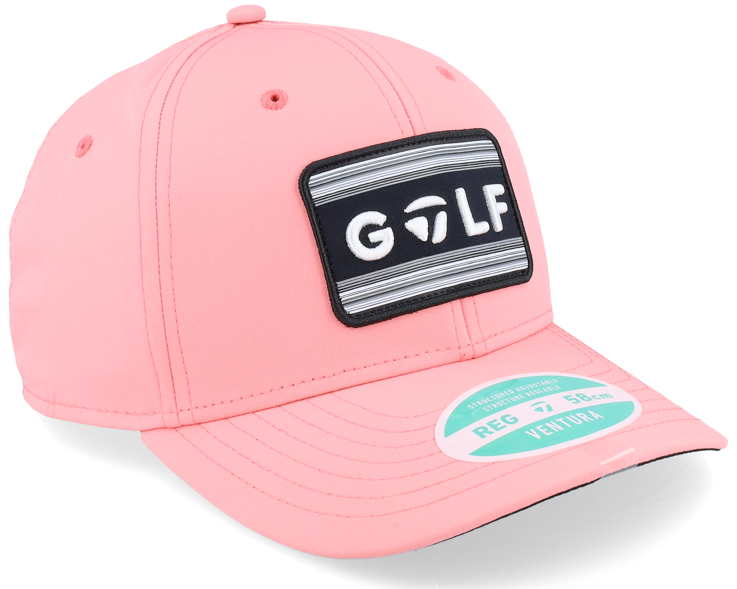 Alternativ bild 1 för Taylor Made - Rosa adjustable Keps - Sunset Golf Hat Pink Adjustable @ Hatstore