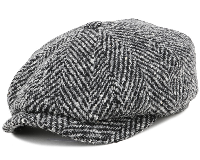 Hatteras Herringbone WV Flat Cap Stetson