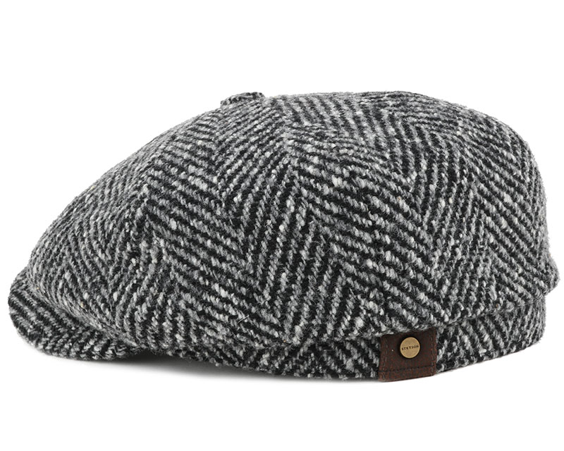 stetson wool newsboy cap