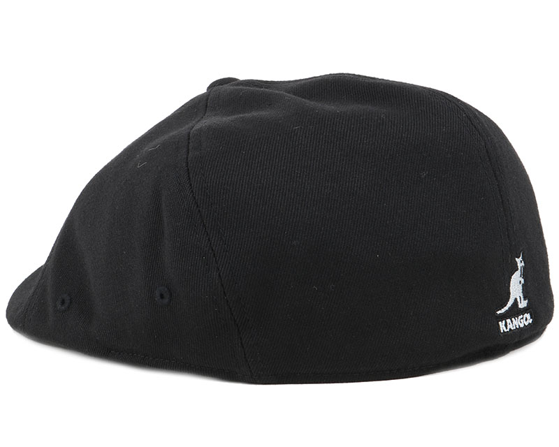 Kangol Negro flatcap Gorra Wool 504 Black Flexfit Flat Cap Hatstore