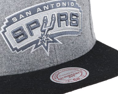 San Antonio Spurs NBA EU944 Mitchell and Ness gray snapback Cap