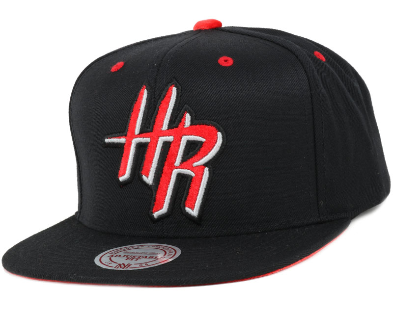 Houston Rockets Solid Velour Logo Snapback - Mitchell & Ness cap ...