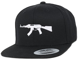 AK47 Black Snapback - GUNS n SKULLS