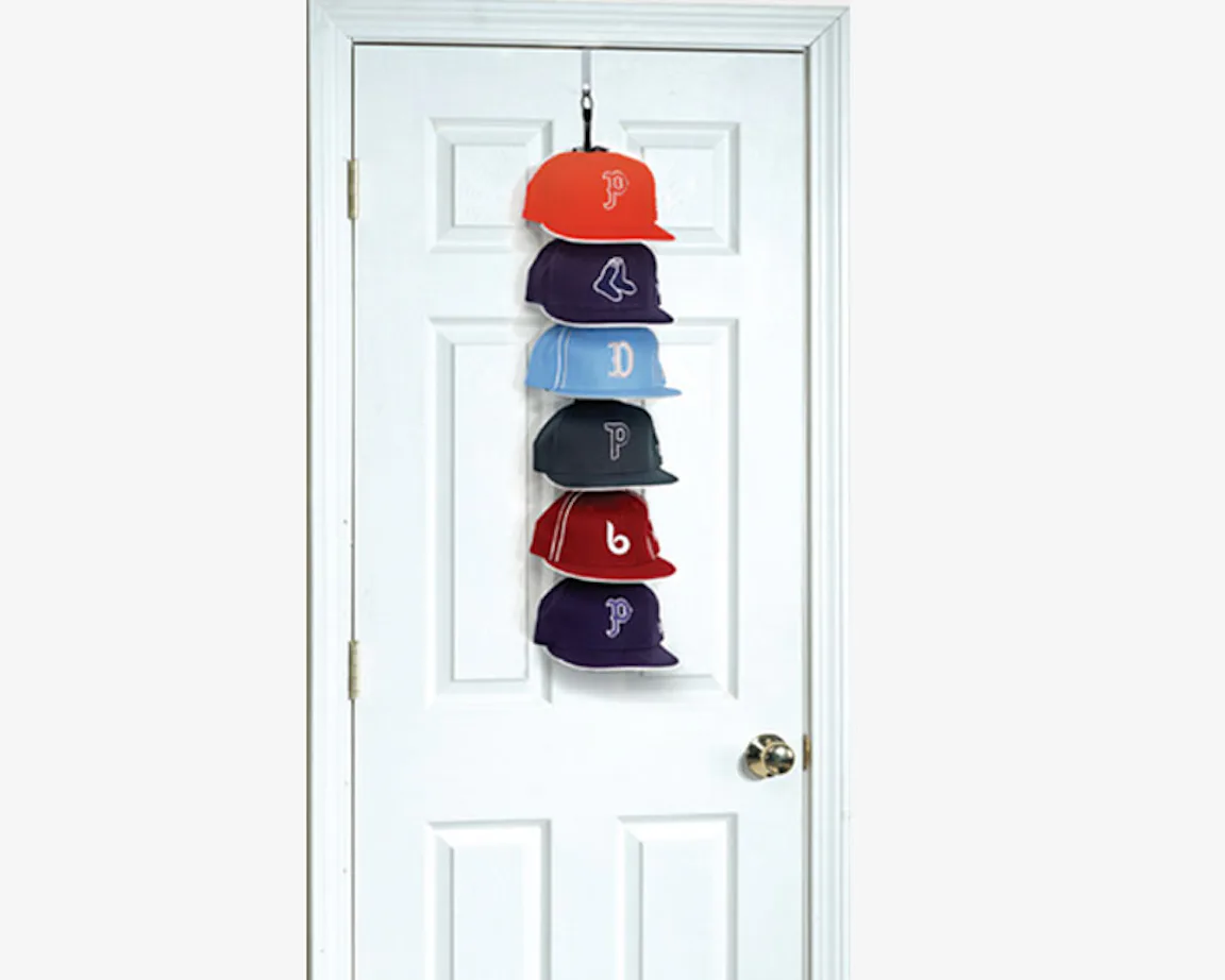 Cap Rack 18 Caps System Black - Perfect Curve accessory | Hatstoreworld.com