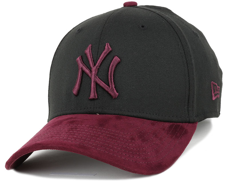 suede new york yankees cap